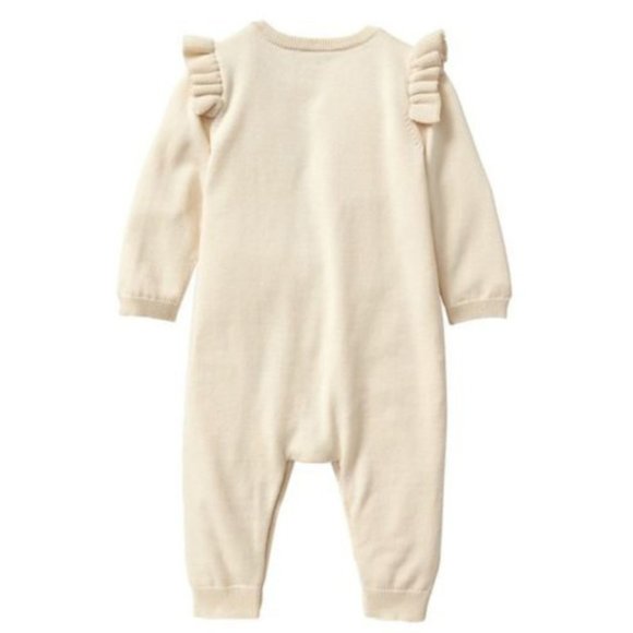 Baby Gap NWT Bow Romper Snowman Dress Moccasin Headband 4 Piece Lot 3-6 Months - Picture 3 of 6